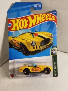 2022 Hot Wheels Retro Racers 9/10 - SHELBY COBRA 427 S/C - 152/250 - HCX48 - Picture 1 of 12