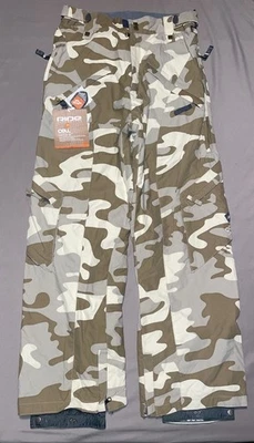 Pantalones de snowboard Ride para mujer Small Cell 5 beige camuflados impermeables transpirables nuevos con etiquetas Foto 1 de 4