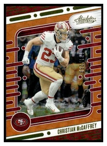 2024 Panini Absolute Orange Mosaic 91 Christian McCaffrey /299 SF 49ers - Picture 1 of 2