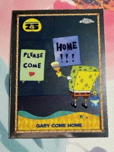 Bob Esponja 2025 Topps cromado 25 aniversario Gary Come Home impresión corta #25-4 🔥 - Imagen 1 de 2