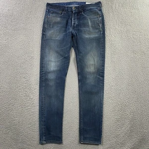 Rag & Bone Jeans Mens 31x30 Fit 1 Extra Slim Leg Stretch Denim Pants Blue - Picture 1 of 9