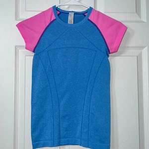Ivivva by Lululemon Girl's Fly Tech Swiftly Short Sleeve Size 10 - Picture 1 of 4