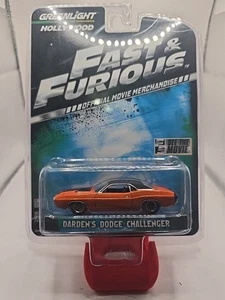 Greenlight Fast & Furious Darden's Dodge Challenger Orange 1:64 Series 1 Rare - Picture 1 of 5