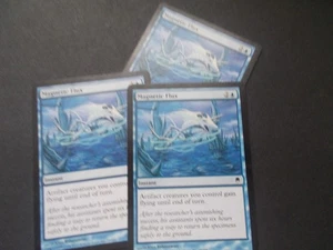 Magnetic Flux x3 MTG Dark Steel Common Blue Instant LP - Picture 1 of 1