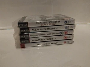 Assasins Creed X5 Game Bundle Ps3 - Picture 1 of 2