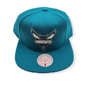 Mitchell & Ness Teal NBA Charlotte Hornets Core Basic Snapback - OSFA - Picture 1 of 5