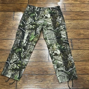 Cabelas Pants Mens 40 (Fit 38x32) Camo Cargo Realtree Tie Ankle Hunting SEE DESC - Picture 1 of 15