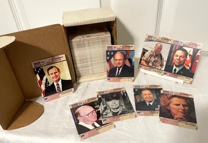 DESERT STORM PRO SET 1991 (GUERRA DELL'IRAQ) Set completo di carte (1-250) GEORGE HW BUSH - Foto 1 di 1