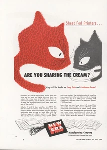 1952 Print Ad * New Era Manufacturing Company Converting Machinery Paterson NJ - Imagen 1 de 1