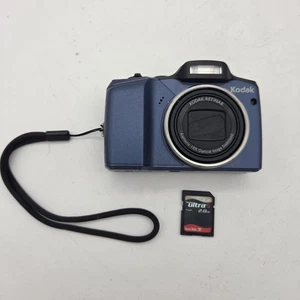 Kodak EasyShare Z915 10.0 MP Blue Compact Digital Camera W/ SD Card - TESTED - Picture 1 of 11