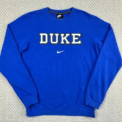 Sudadera polar Nike Club para hombre pequeña Duke University Blue Devils Center Swoosh Foto 1 de 4