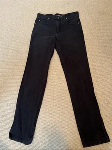 Duluth Trading Fire Hose Canvas Pants Men's Size 30 x34 BLack Slim Fit - Picture 1 of 5