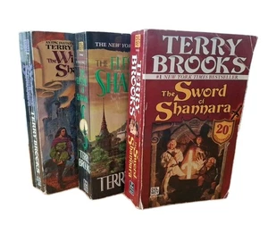 3 Book Lot Terry Brooks The Magic Of Shannara Del Rey Books VTG Fantasy - Picture 1 of 1