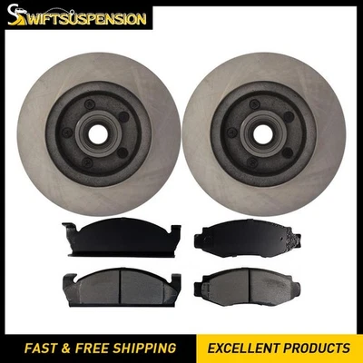 Front Brake Pads and Disc Rotors Kit for 1983 1980 1981 1982 Ford F-100 - Image 1 of 4