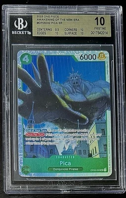 BGS 10 One Piece OP05-032 SR Pica - English - Awakening of the New Era - Graded - Image 1 of 2