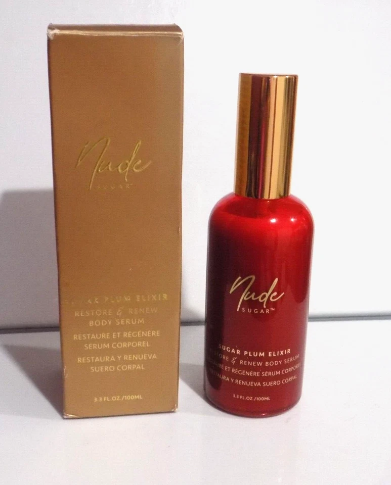 Suero corporal Nude Sugar Sugar Plum Elixir restaurar y renovar (3,3 OZ.) Foto 1 de 1