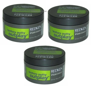 Redken For Men Outplay Texture Men's 3.4-ounce (pack of 3) Limited ~ NEW - Picture 1 of 1