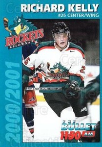 2000-01 Kelowna Rockets #10 Richard Kelly