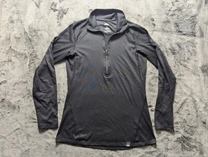 REI Co-op Long Sleeve 1/2 Zip Shirt Women's Size Small Black - Picture 1 of 9