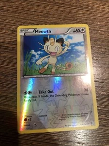 Pokemon Card Meowth Boundaries Crossed Reverse Holo 106/149 Near Mint - Picture 1 of 4