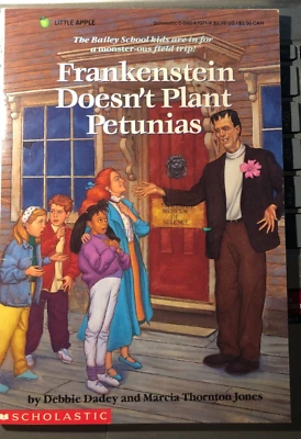FRANKENSTEIN DOESN'T PLANT PETUNIAS (1993) Scholastic softcover book - Image 1 of 2