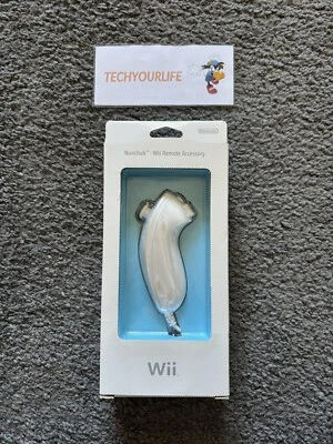 Brand New Nintendo Wii Official Nunchuck White Controller Genuine - Image 1 of 2