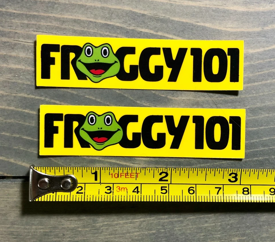 2 Froggy 101 Sticker SMALL Decal 3" The Office Dwight Schrute Michael Scott PO