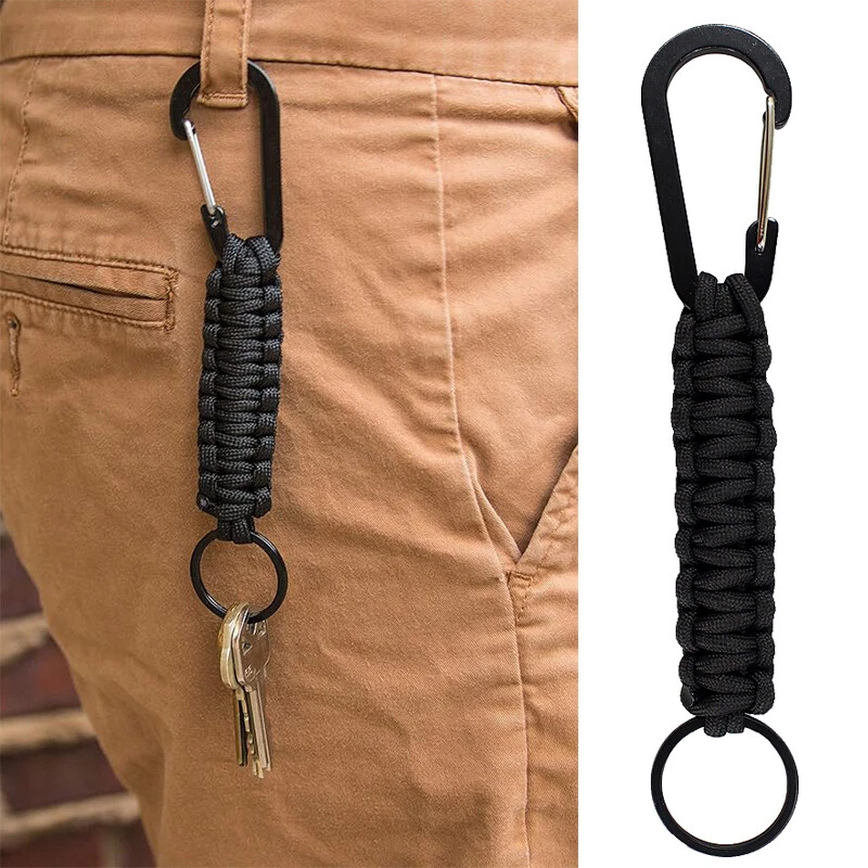 Pack De 5 Mosquetones Tácticos Para Outdoor - Ligeros, Resistentes, Ideales Para Camping O Escalada