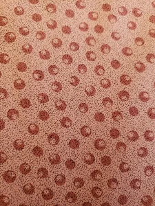 Vintage Sewing Fabric David Textiles Abstract Dots Rose Pink 1/2ydX45" Cotton - Picture 1 of 5