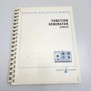 HP 3310A/B Function Generator Operating & Service Manual June 1971 - Picture 1 of 4