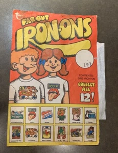 Unused 1975 Topps Far-Out Iron-Ons - KEEP AMERICA CLEAN #1 Original Series - Picture 1 of 6