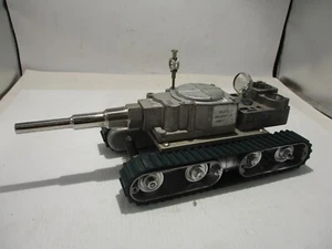 NICHT VERSCHWEISST KOMPLETT VERSCHRAUBT METALL KUNST PANZER SKULPTUR ALUMINIUM EDELSTAHL MESSING - Bild 1 von 6