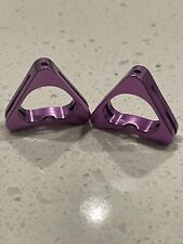 Aluminum Cable Hangers For Brake Straddle Wire.  Purple.