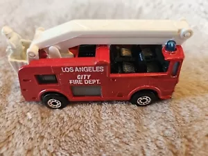 Vintage 1981 Matchbox Snorkel-Los Angeles City Fire Dept-Lesney England - Picture 1 of 10