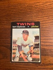 1971 TOPPS BASEBALL CARD #26 BERT BLYLEVEN RC EXMT!!!!!!!!!