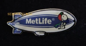 MET LIFE BLIMP SNOOPY MÜTZE ANSTECKNADEL US PILOT CREW LUFTSCHIFF LEITFÄHIG - Bild 1 von 12
