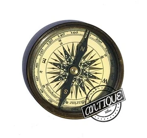 Vintage Navigation Ship Boating Compass Antique Navy Navigation Pocket Watch New - Picture 1 of 6