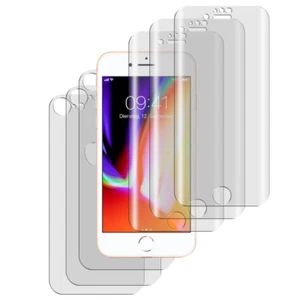 6 x Panzerfolie iPhone 8 / 7 Komplett PET 3D Curved Schutzfolie 3xVORN + 3xRÜCK - Picture 1 of 6