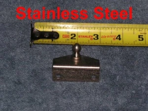 RV Marine Boat NP Strutand spring OUTSIDE Stainless Angle Bracket Plate Mount - Picture 1 of 4