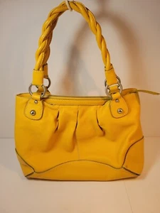 Nordstrom hobo bag YELLOW leather purse handbag - Picture 1 of 9