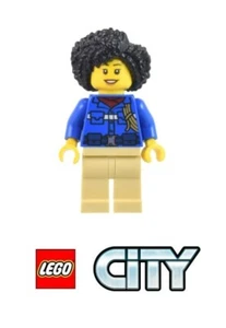 LEGO City - Wildlife Rescue Ranger (Maya) Minifigure from 60353 - cty1445 - NEW - Picture 1 of 2