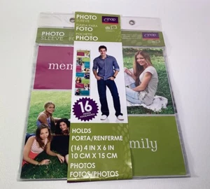 Hanging Photo Sleeve 16 Slots for Displaying 4" x 6" Photos NEW NRFP - Picture 1 of 6
