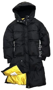 UGG Keeley langer gefütterter Damenmantel mit Kapuze durchgehender Reißverschluss in Teer Größe XL neu mit Etikett $ 348 - Bild 1 von 14