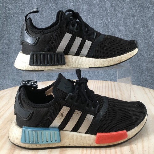 Scarpe Adidas Gioventù 5 5 Ragazzi Nuove Nuove R1 GS Sneakers Basse Atletiche FX5024 Rete Nera