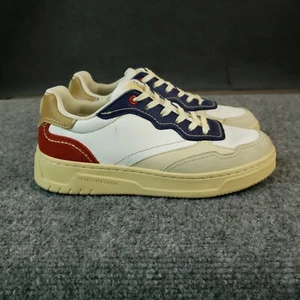 Scotch & Soda Elli Sneakers Womens Size 6 Red White Blue Leather Suede Shoes - Picture 1 of 17