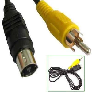 4 Pin S-Video TV to RCA Male AV Cable Converter Adapter Lead 1.8 meters - Picture 1 of 4