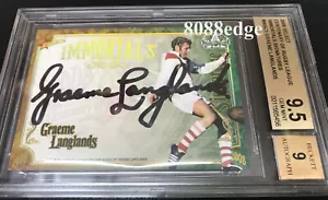 2008 SELECT NRL IMMORTALS SIGNATURE: GRAEME LANGLANDS #88/125 BGS 9.5 GEM MINT - Bild 1 von 3