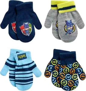 PJ Masks Winter Gloves - 4 Pack PJ Masks Mittens or Gloves, Boys Ages 2-7 - Picture 1 of 15