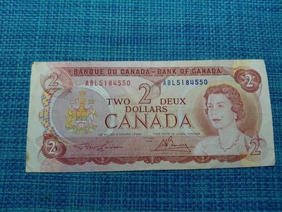 🇨🇦 Canada 2 dollars 1974 P-86a banknotes  112125-15 - Image 1 of 3
