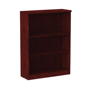Alera VA634432MY 31.75 in. x 14 in. x 39.38 in. 3-Shelf Bookcase - Mahogany New - Picture 1 of 8